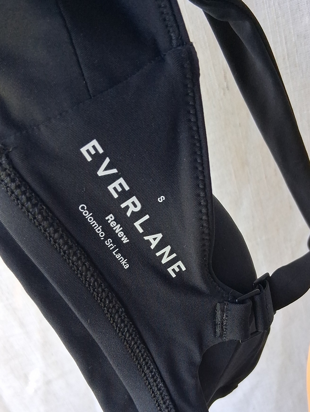 Everlane Renew Black Bikini Top S - Picture 9 of 9